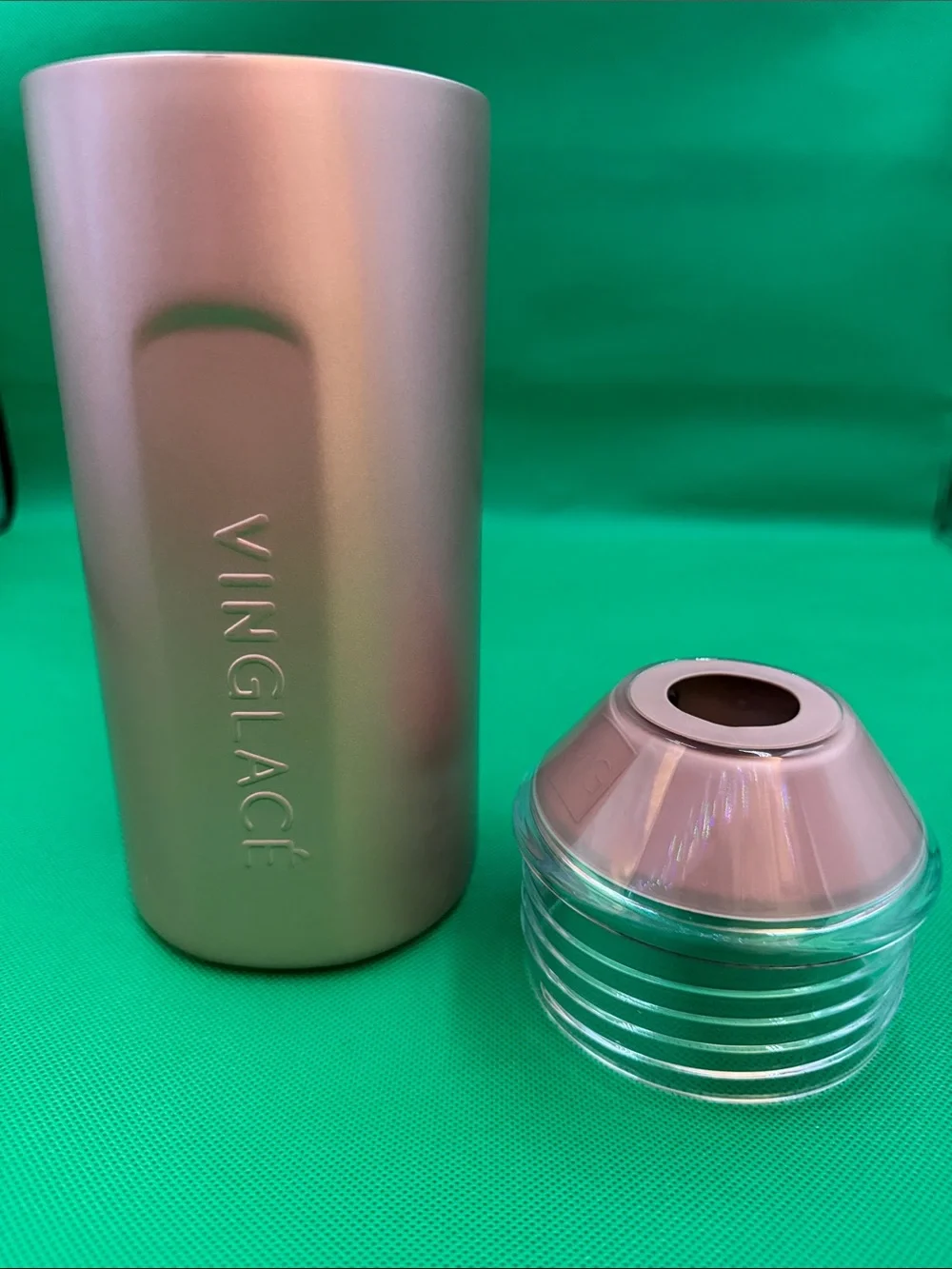 Vinglacé Rose Gold Insulated Wine Tumbler